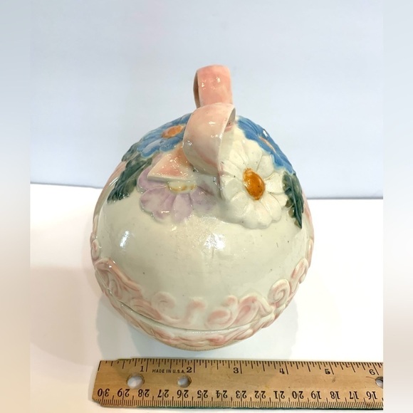 1970's/80s Vintage Ceramic Easter Egg Candy Dish - Picture 6 of 9